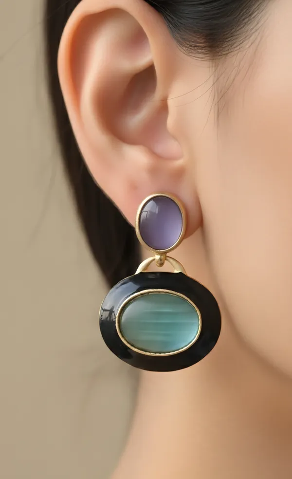 Violet_&_Aqua_Blue_Stone_Gold_Drop_Earrings