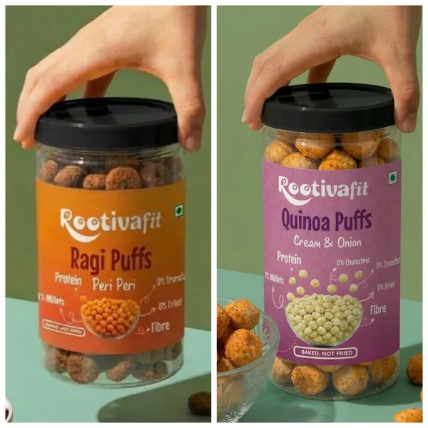 Rootivafit_Quinoa_Puffs_(Cream_And_Onion_Flavor)_And_Rootivafit_Ragi_Puffs_(Peri_Peri_Flavor)_Baked,_Not_Fried_Combo_Pack_Of_2