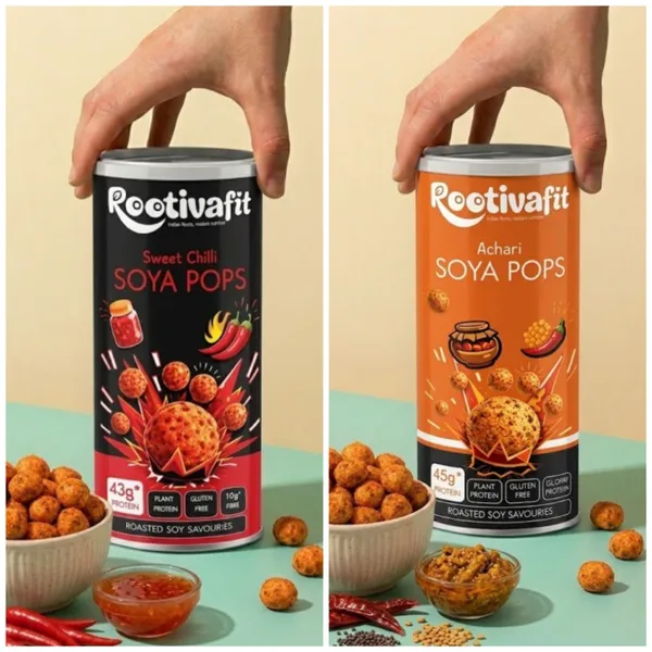 Rootivafit_Soya_Pops_(Sweet_Chilli_Flavor)_Roasted_Soy_Savouries_And_Rootivafit_Soya_Pops_(Achari_Flavor)_Roasted_Soy_Savouries_Combo_Pack_Of_2