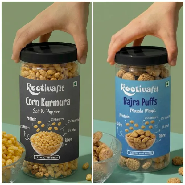 Rootivafit_Bajra_Puffs_(Masala_Magic_Flavor)_And_Rootivafit_Corn_Kurmura_(Salt_And_Pepper_Flavor)_Baked,_Not_Fried_Combo_Pack_Of_2