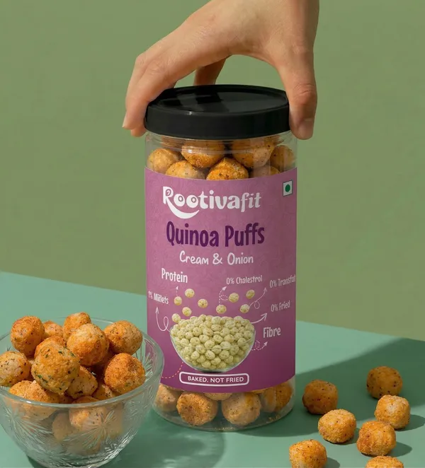 Rootivafit_Corn_Kurmura_(Chaat_Masala_Flavor)_And_Rootivafit_Quinoa_Puffs_(Cream_And_Onion_Flavor)_Baked,_Not_Fried_Combo_Pack_Of_2