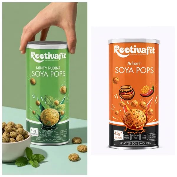 Rootivafit_Soya_Pops_(Achari_Flavor)_Roasted_Soy_Savouries_(45G_Protein,_Plant_Protein_)_And_Rootivafit_Soya_Pops_(Minty_Pudhina_Flavor)_Roasted_Soy_Savouries_Combo_Pack_Of_2