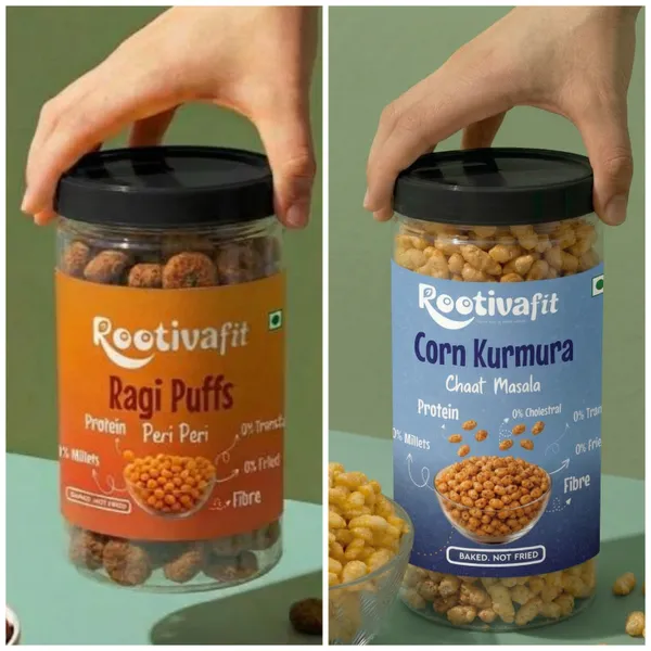 Rootivafit_Corn_Kurmura_(Chaat_Masala_Flavor)_And_Rootivafit_Ragi_Puffs_(Peri_Peri_Flavor)_Baked,_Not_Fried_Combo_Pack_Of_2
