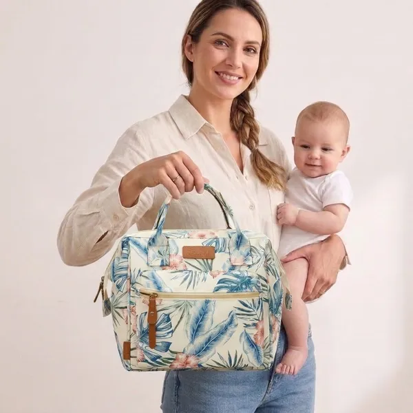 Cream_Polyester_Baby_Diaper_Bag_For_Newborn_Baby