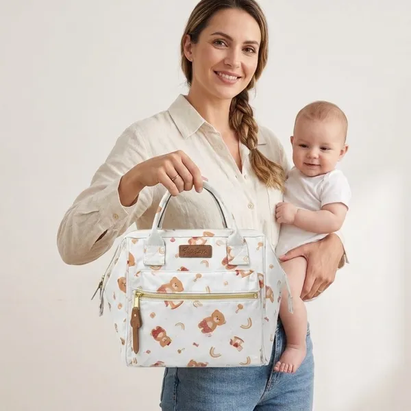 Polar_White_Polyester_Baby_Diaper_Bag_For_Newborn_Baby