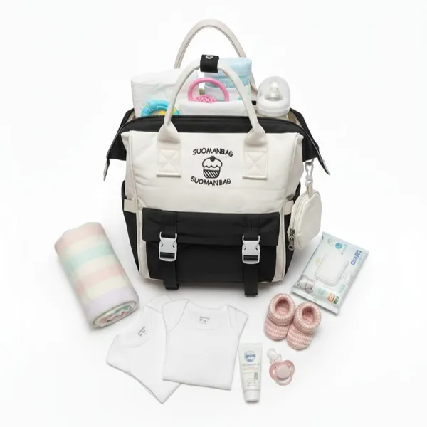 Large_Capacity_Waterproof_Baby_Diaper_Bag_Backpack_with_Bottle_Holder_&_Pouch_|_Multipurpose_Mommy_Travel_Bag_for_Baby_Care_(Black_&_Cream)