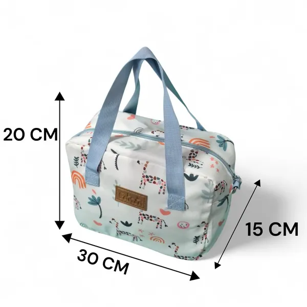 White_With_Sky_Blue_Polyester_Baby_Diaper_Bag_For_Newborn_Baby