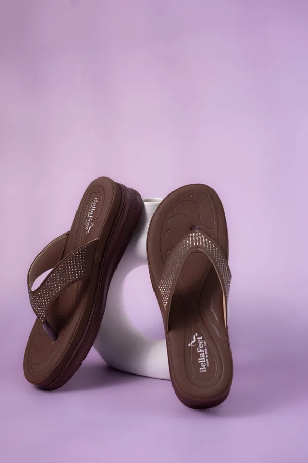 Brown_Synthetic_Rexine_Doctor_Sole_Sandals_For_Women