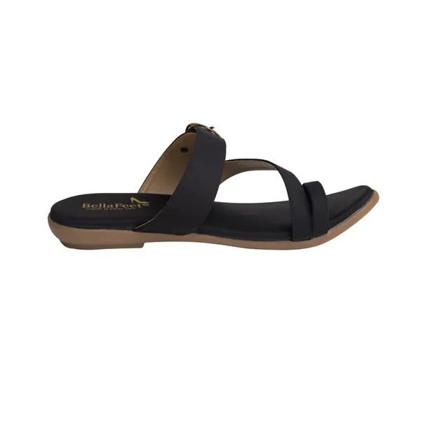 Black_Synthetic_Rexine_Comfort_Sole_Sandals_For_Women
