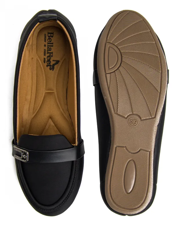 Black_Lycra_Cloth_Memory_Cushion_Loafers_For_Women