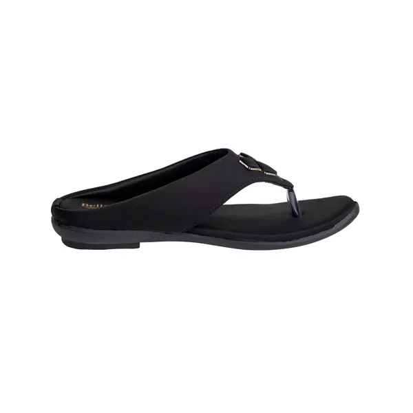 Black_Synthetic_Rexine_Comfort_Sole_Sandals_For_Women