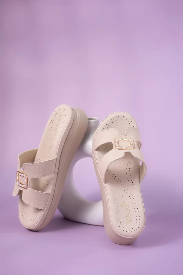 Cream_Synthetic_Rexine_Doctor_Sole_Sandals_For_Women