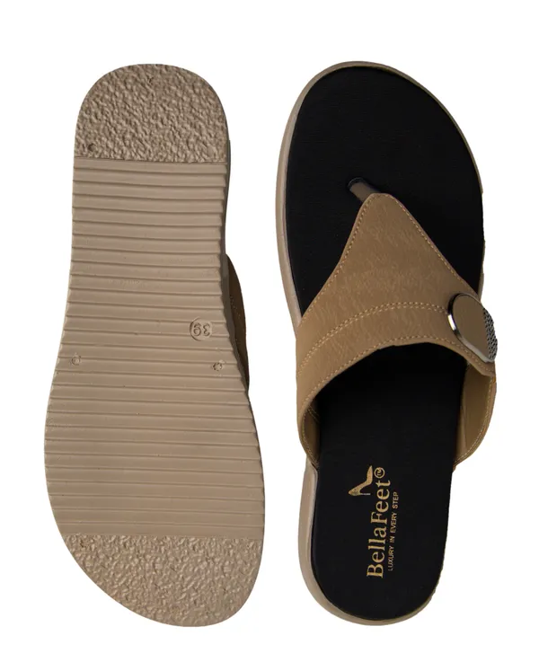 Beige_Synthetic_Rexine_Doctor_Sole_Sandals_For_Women