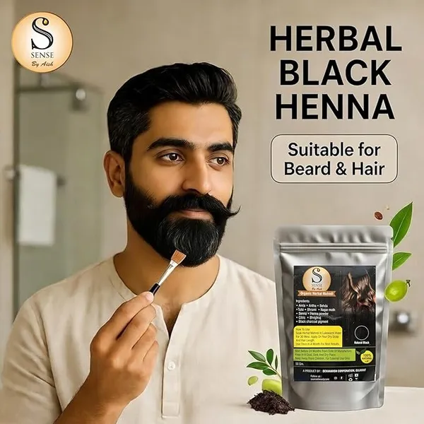 Organic_Herbal_Mehndi_Natural_Black_For_Male_And_Female