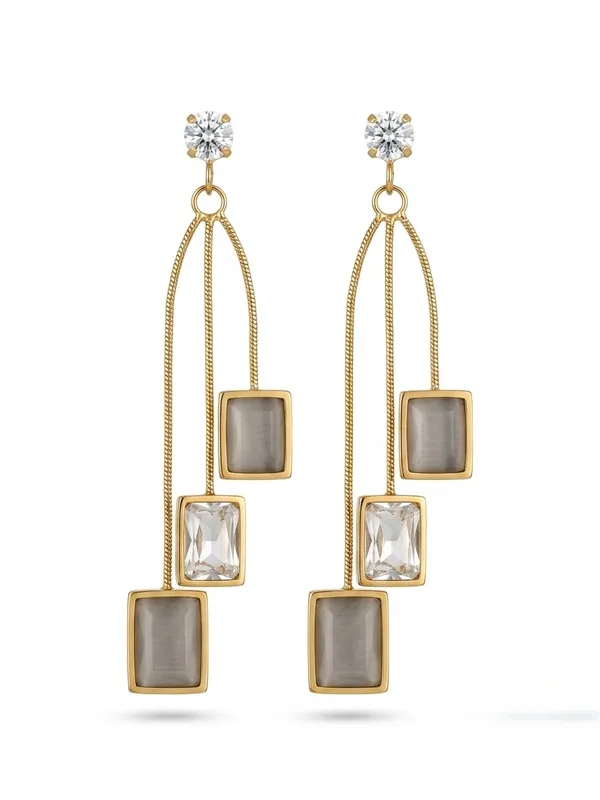 Gold_Tone_Geometric_Drop_Earrings_for_Women