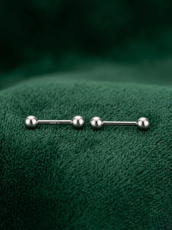 925_Sterling_Silver_Ball_Bar_Stud_Earrings