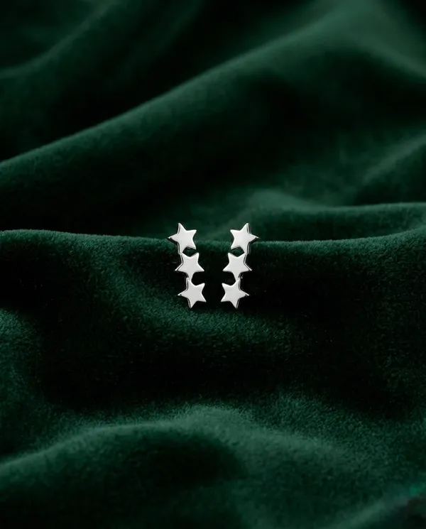 Triple_Star_Silver_Earrings_Minimalist_Stud_Earrings_925_Sterling_Silver