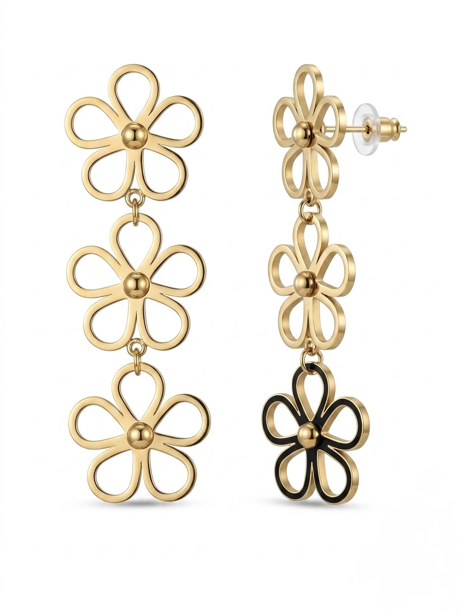 Gold_Tone_Floral_Drop_Earrings_for_Women
