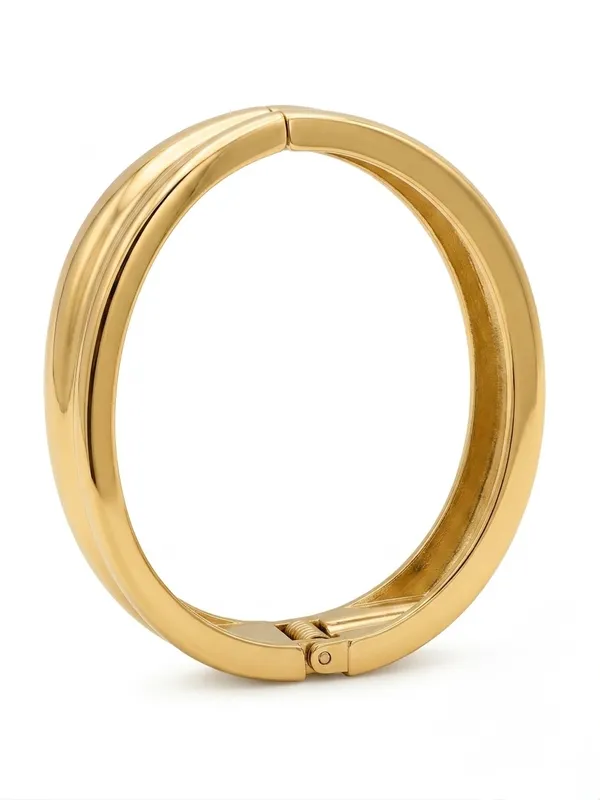 Gold-Tone_Hinged_Layered_Bangle_for_Women