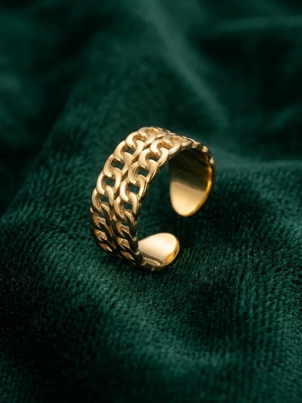 Gold_Tone_Chain_Link_Adjustable_Ring_for_Women