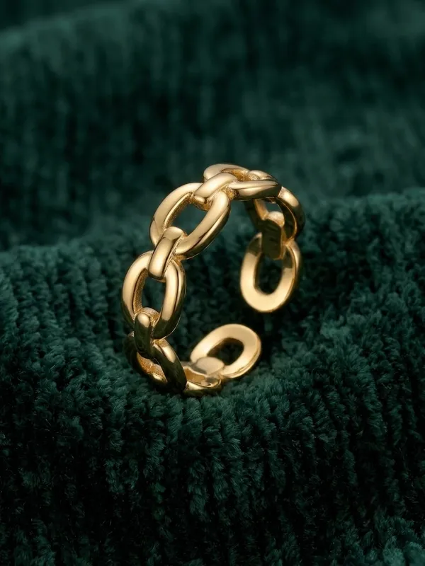 Gold_Tone_Chain_Link_Open_Ring_For_All