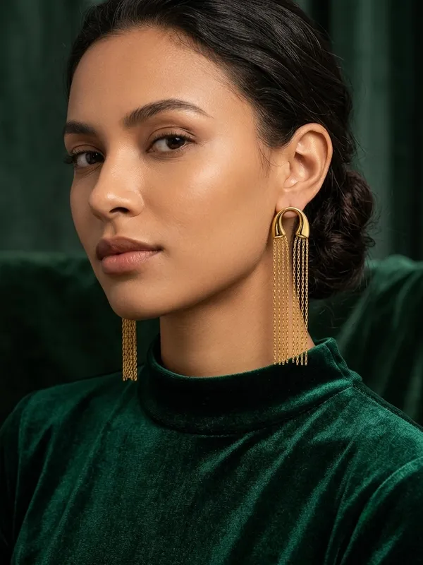 Gold_Tone_Chain_Tassel_Drop_Earrings_for_Women