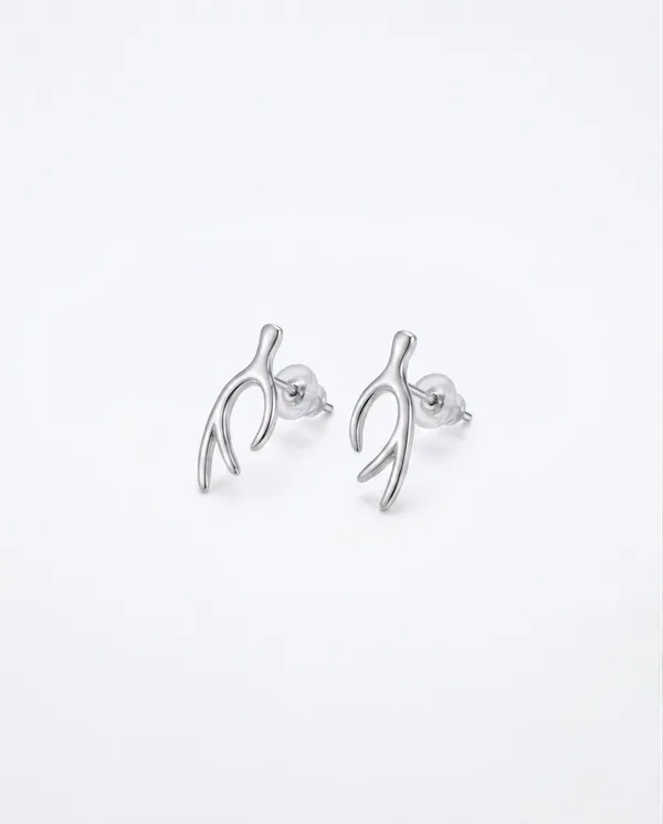 925_Sterling_Silver_Wishbone_Stud_Earrings