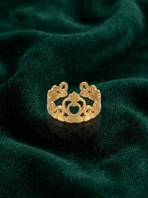 Gold_Tone_Heart_Design_Ring_for_Women