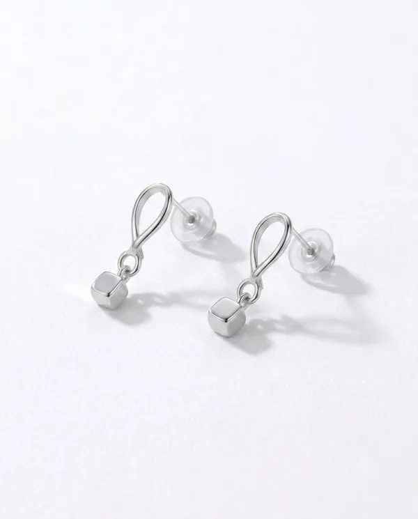 925_Silver_Geometric_Cube_Dangle_Earrings