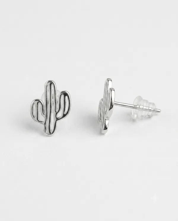 Silver_Cactus_Stud_Earrings_Minimalist_Desert_Charm_925_Sterling_Silver