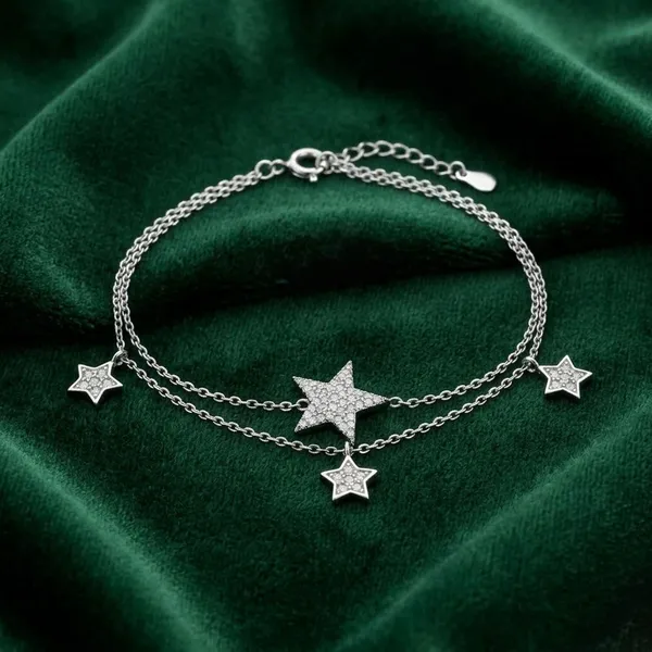 Sparkling_Star_Zircon_Adjustable_Bracelet_For_Women_925_Sterling_Silver