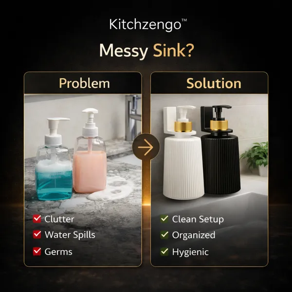 Black_Wall_Mounted_Soap_Dispenser_with_Pump__Refillable_Liquid_Soap_And_Hand_Wash_Dispenser__Ribbed_Design_Bathroom_And_Kitchen_Dispenser__Durable