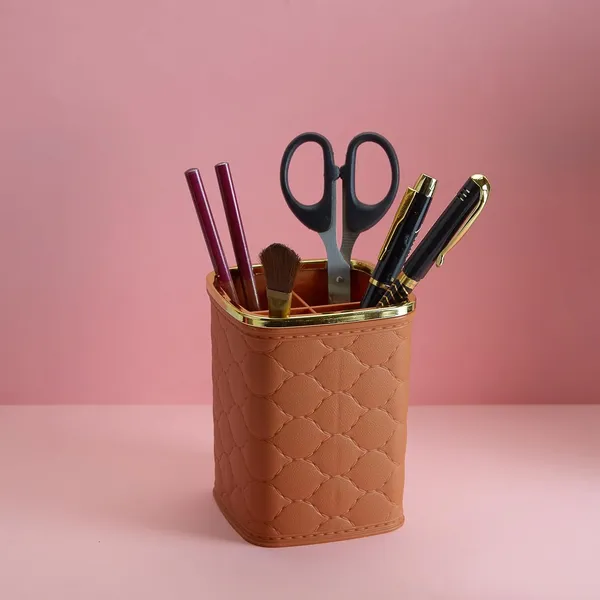 Brown_4_Compartment_Desk_Organizer_Pen_Holder_Multipurpose_Stationery_And_Makeup_Brush_Stand_Leather_Finish_Office_Table_Organizer_for_Home__School_And_Office