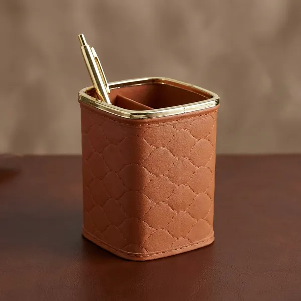 Brown_4_Compartment_Desk_Organizer_Pen_Holder_Multipurpose_Stationery_And_Makeup_Brush_Stand_Leather_Finish_Office_Table_Organizer_for_Home__School_And_Office