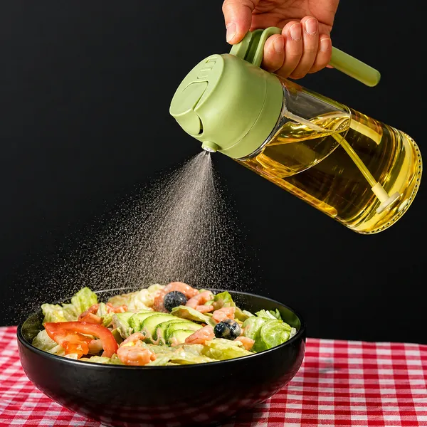 KITCHZENGO_2-in-1_Oil_Dispenser_Spray_Bottle_500ml_–_Glass_Oil_Sprayer_&_Pourer_with_Dual_Mode_(Spray_&_Pour),_Leak-Proof,_Kitchen_Oil_Bottle_for_Cooking,_Salad_&_Frying