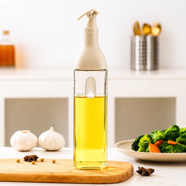 KITCHZENGO_Glass_Oil_Dispenser_Bottle_500ml_–_Leakproof_Oil_Pourer_with_Smart_Flip_Lid,_Easy_Flow_Spout,_Kitchen_Oil_Container_for_Cooking,_Vinegar_&_Sauce