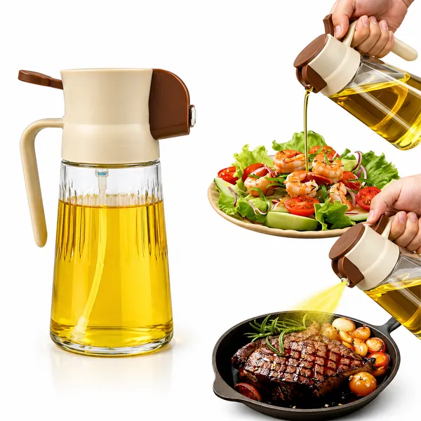 KITCHZENGO_Glass_Oil_Sprayer_Bottle_380ml_–_2_in_1_Spray_&_Pour_Oil_Dispenser,_Leakproof_Cooking_Oil_Spray_Bottle_for_Kitchen,_BBQ_&_Salad_(Multicolor)