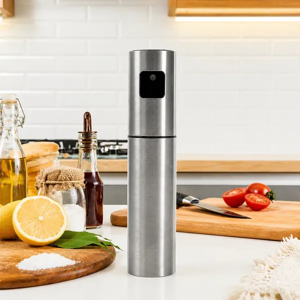 KITCHZENGO_Stainless_Steel_Oil_Spray_Bottle_100ml_–_Premium_Cooking_Oil_Sprayer_with_Fine_Mist_Control_for_BBQ,_Salad,_Frying_&_Kitchen_Use