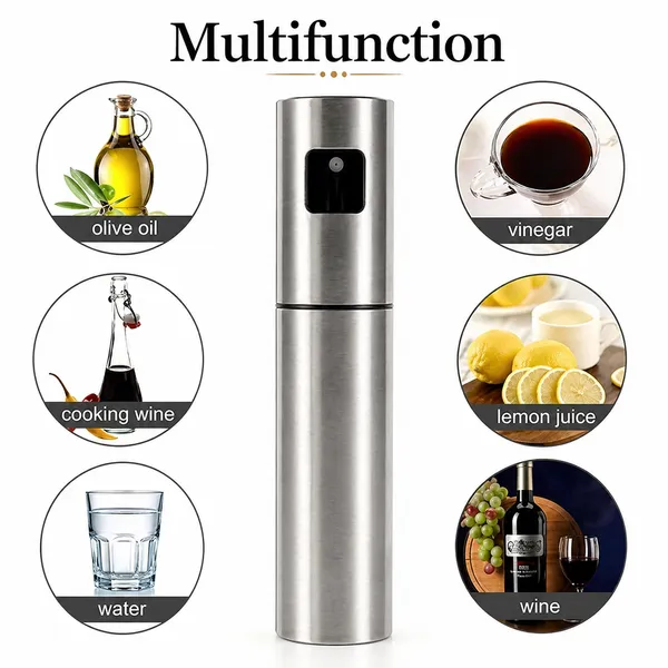 KITCHZENGO_Stainless_Steel_Oil_Spray_Bottle_100ml_–_Premium_Cooking_Oil_Sprayer_with_Fine_Mist_Control_for_BBQ,_Salad,_Frying_&_Kitchen_Use