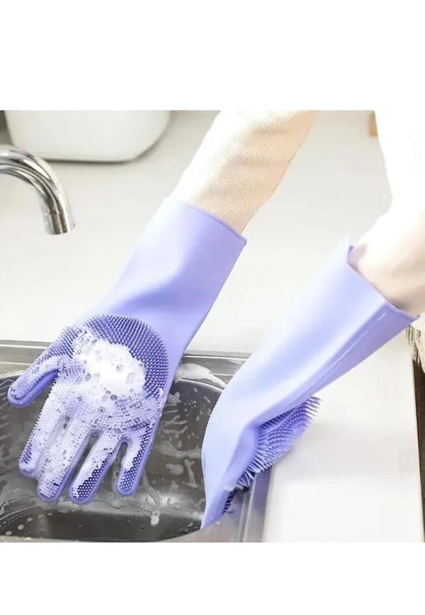 KITCHZENGO™_Silicone_Dishwashing_Gloves_with_Scrubber_|_Heat_Resistant_Multipurpose_Cleaning_Gloves_for_Kitchen,_Utensils,_Vegetables,_Pet_&_Car_Wash_|_Reusable_Anti-Slip_Magic_Gloves