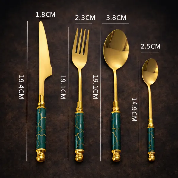 Kitchzengo™_Luxury_Green_Marble_Handle_Gold_Cutlery_Set_with_Stand_–_24_Pcs_Stainless_Steel_Spoon_Fork_Knife_Set,_Premium_Dining_Tableware_for_Home,_Hotel_&_Gift