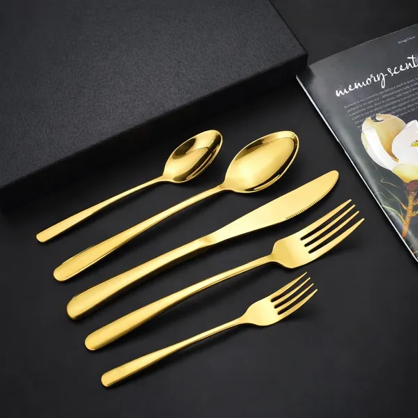 Kitchzengo™_Luxury_Gold_Stainless_Steel_Cutlery_Set_(20_Pieces)_–_Mirror_Finish_Spoon,_Fork_&_Knife_Dinner_Set
