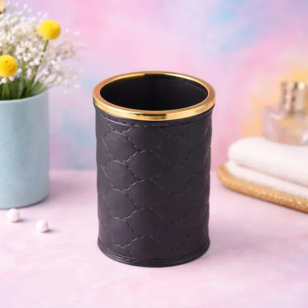 Black_Round_Pencil_Holder_for_Office_And_Study_Table__Premium_Plastic_Desk_Organizer_Cup__Stylish_Stationery_Stand_for_Pens_Pencils_Markers_|_Multipurpose_Organiser
