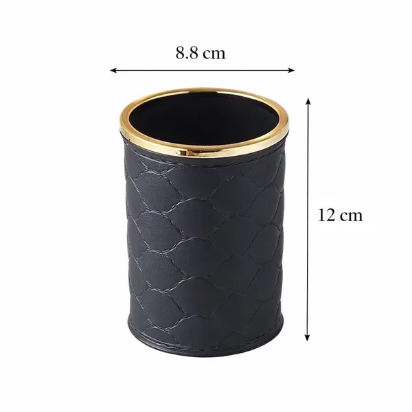 Black_Round_Pencil_Holder_for_Office_And_Study_Table__Premium_Plastic_Desk_Organizer_Cup__Stylish_Stationery_Stand_for_Pens_Pencils_Markers_|_Multipurpose_Organiser