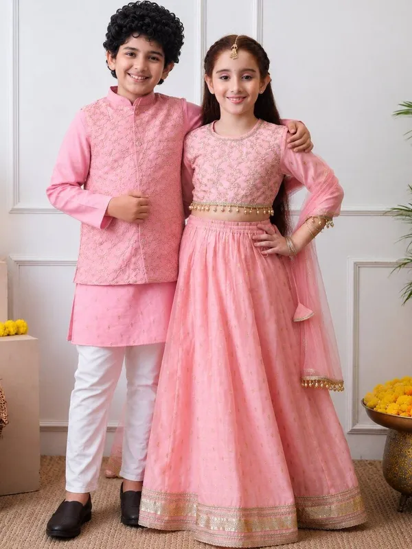 Indi-Loom_Couture_Boys_Pink_Kurta_With_Embroidered_Jacket_&_Pyjama_Set