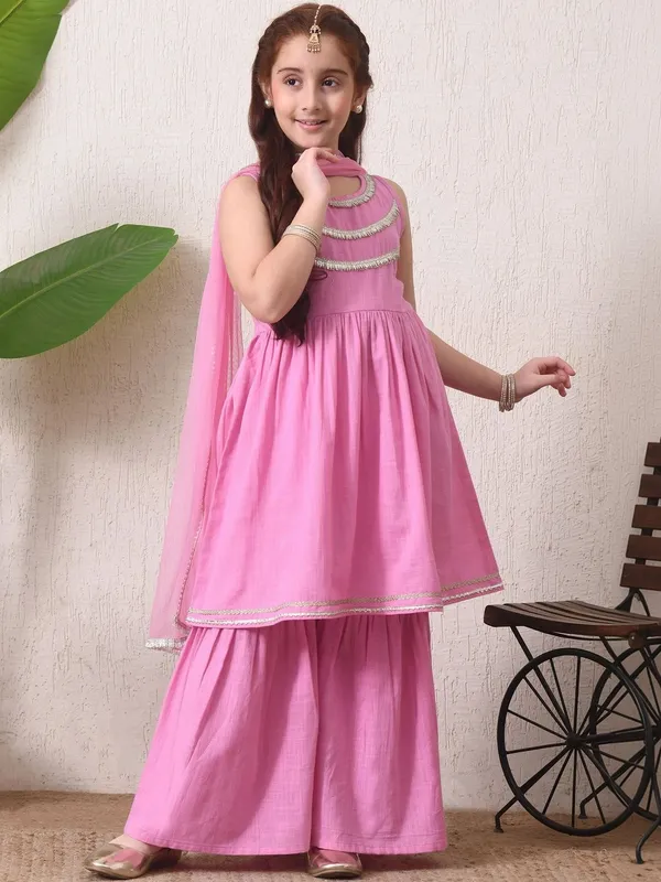Girls_Purple_Kurta_Sharara_Set_With_Dupatta