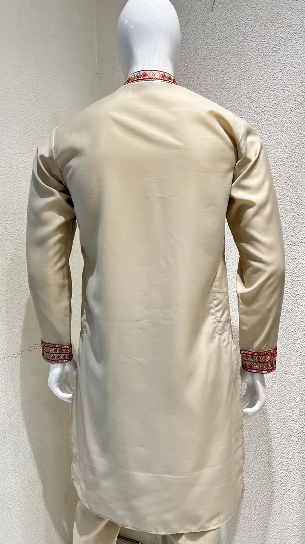 Men's_Light_Beige_Wedding_,Festive_Ready_to_Wear_Kurta_Pant_and_Dupatta_Set_with_Heavy_Embroidery