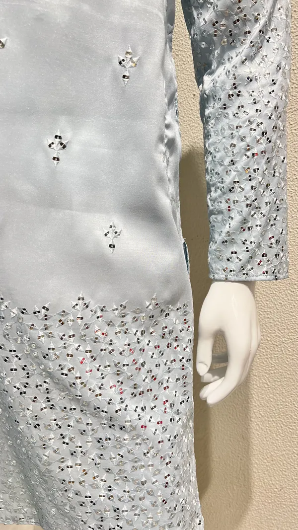 Sky_Blue_Festive_Wear_Kurta_for_Men_-_Mirror_Work_Design_with_Heavy_Embroidered_Sleeves