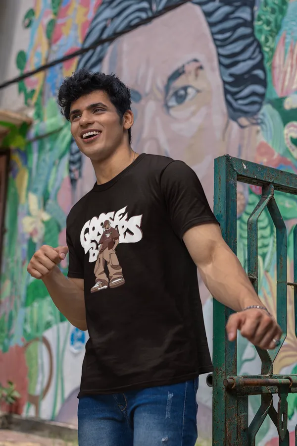 Cool_Kicks_Graphic_Print_Cotton_T_Shirt_For_Men_Brown