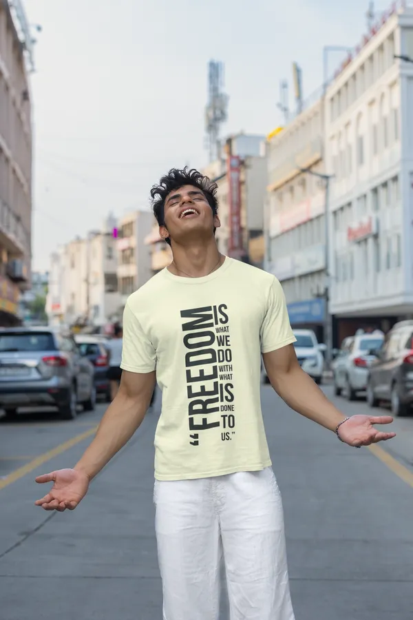 Freedom_Graphic_Print_Round_Neck_T_Shirt_For_Men_Cream_White